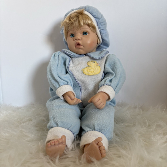 Reva Schick Other - Reva Schick Baby Doll Reborn Style Realistic Newborn Vinyl Collector Doll